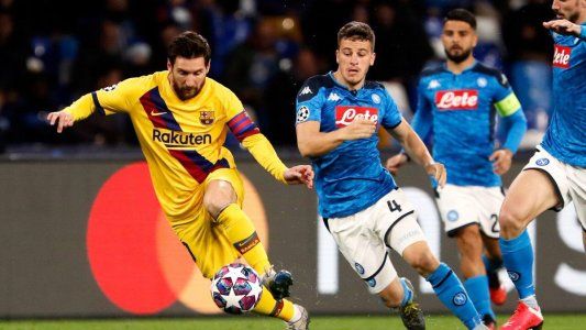 Champions League: con un Messi cercado, Barcelona se trajo un 1-1 de Nápoli en el templo de Diego