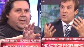 Paulo Vilouta se cruzó con Néstor Segovia y el delegado del subte se fue del estudio