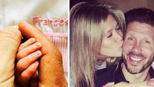 Nació Francesca, la hija del Cholo Simeone y Carla Pereyra