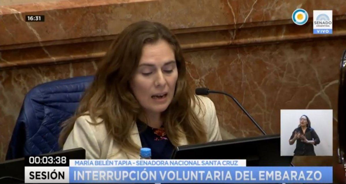 Una senadora dijo que el aborto puede devenir en comportamientos destructivos como la drogadicción