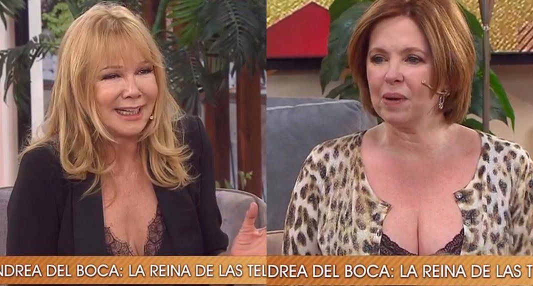 Soledad Silveyra incomodó a Andrea del Boca y le consultó si se hizo un retoque en sus lolas