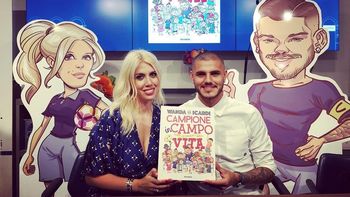 Wanda Nara presentó su libro sobre Mauro Icardi