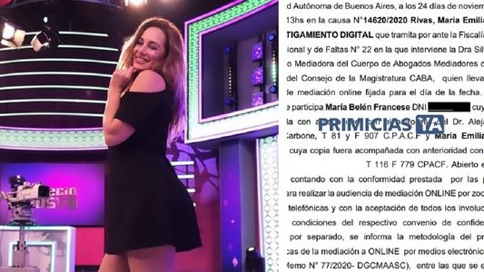 Belén Francese le ganó la mediación a una vecina que la hostigó y acusó de propagación del coronavirus