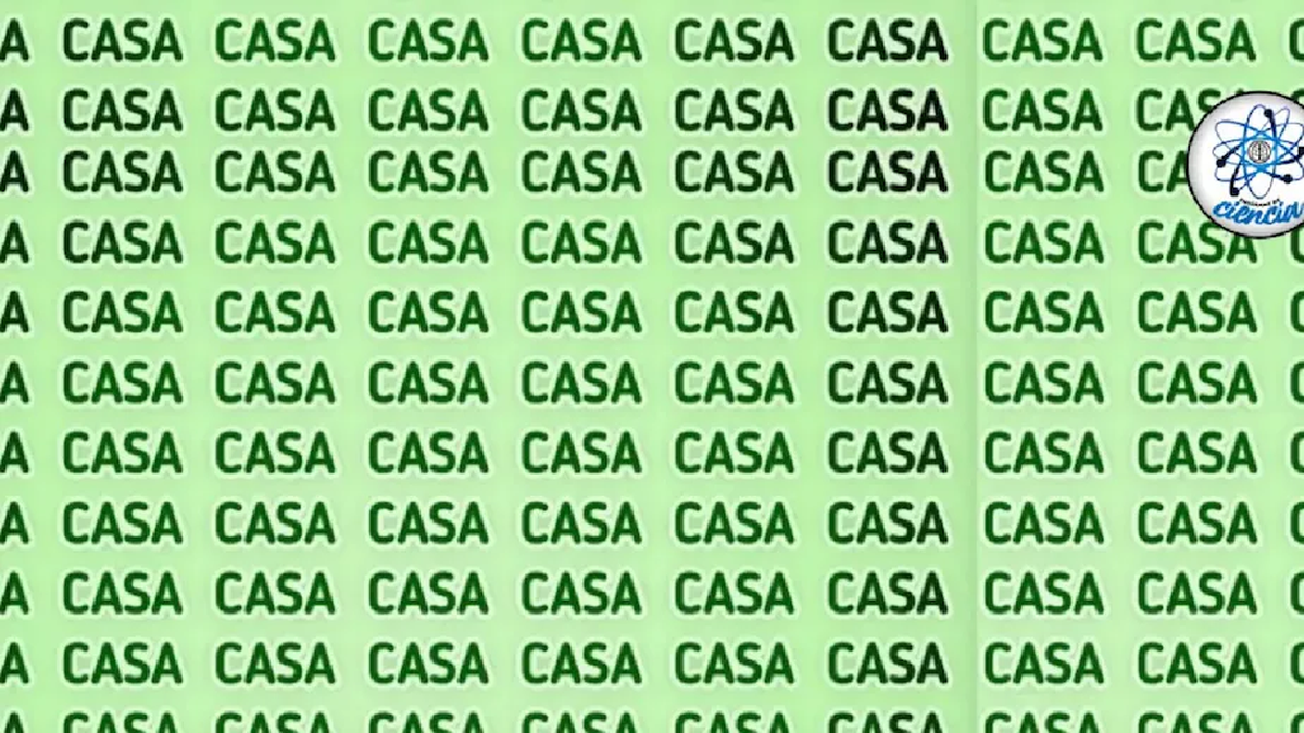 Desafío visual: encontrá la palabra intrusa en menos de 10 segundos