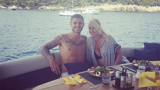 ¡Bienvenido! Mauro y Wanda presentaron al nuevo integrante de la familia