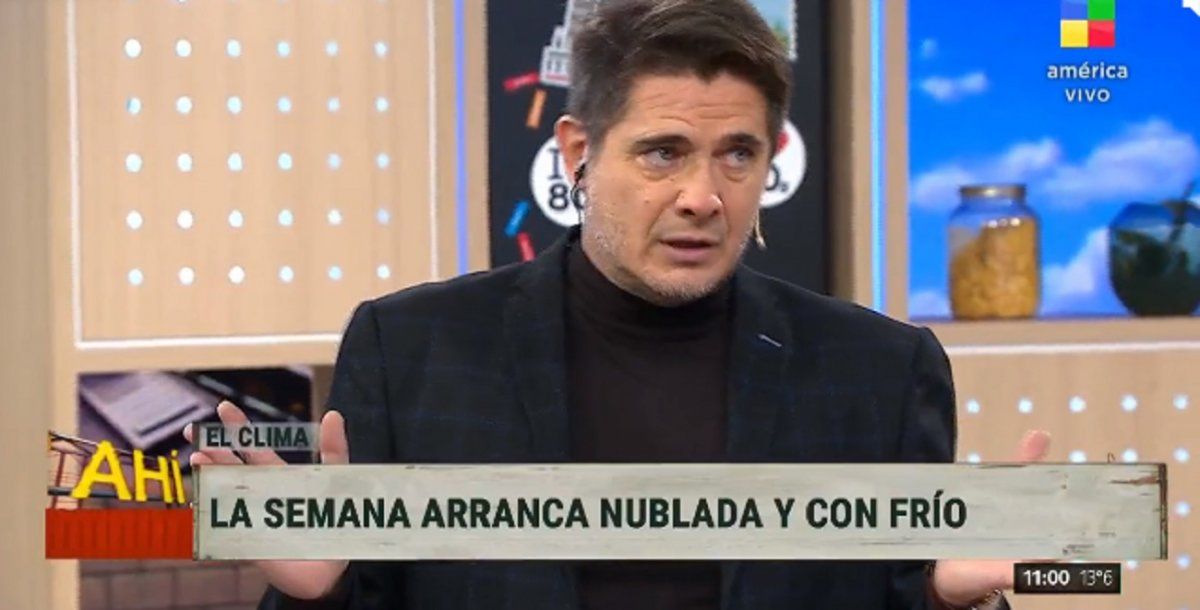 Guillermo Andino regresó al aire y contó qué le pasó: Me estoy acomodando la garganta
