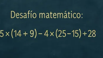 Desafío matemático: la cuenta que sorprende a muchos