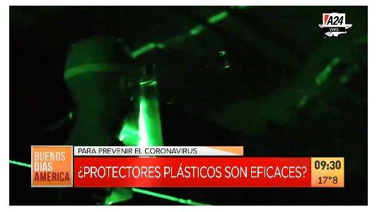 Polémica por el uso de las mascarillas plásticas para combatir el coronavirus
