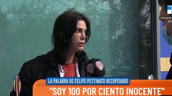 La reaparición de Felipe Pettinato: habló de su salud y pidió por una modificación de ley de salud mental
