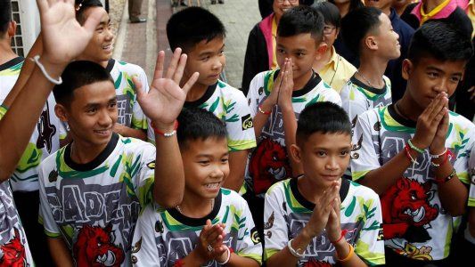 Los niños tailandeses rescatados de la cueva fueron invitados a los Juegos Olímpicos de la Juventud