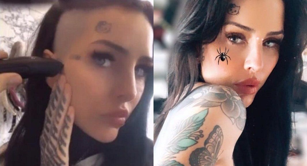 Cande Tinelli se rapó parte de su cabeza “a lo Britney Spears”
