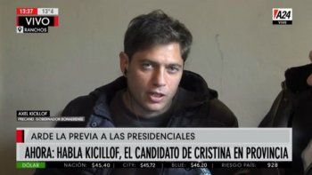 Kicillof se puso el traje de candidato: “Le va a costar mucho a Vidal hacerle creer a los bonaerenses que es distinta de Macri”