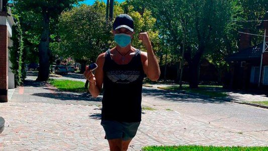 Sergio Lapegüe cumplió su gran sueño tras el alta del COVID-19