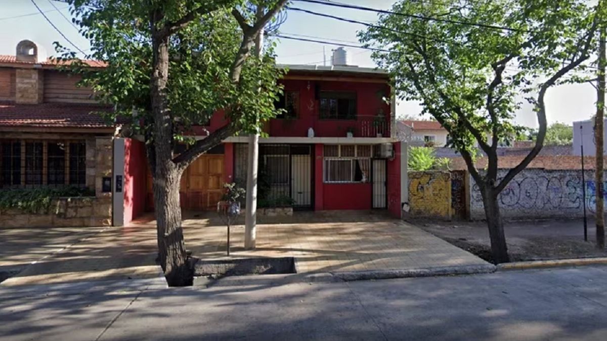 Mendoza. La vivienda donde salía el podólogo cuando fue detenido. Foto: Google Maps/Infobae.&nbsp;
