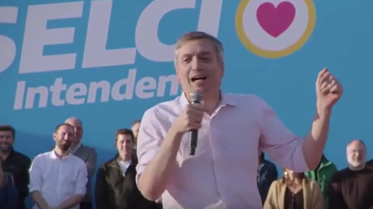 Máximo Kirchner pidió por la participación de Cristina Kirchner en la campaña electoral. (Foto: video)