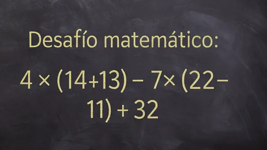 Desafío matemático: ¿en cuánto tiempo lográs resolverlo?