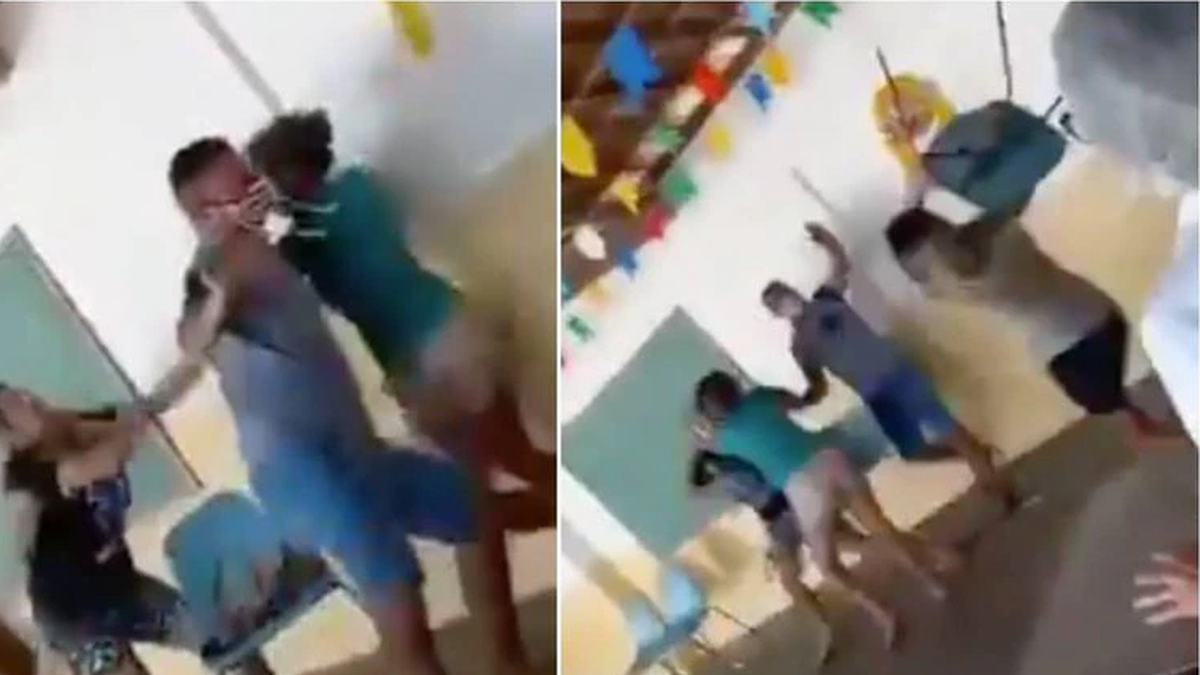 Una mujer descubrió a su marido con la amante en la fila del vacunatorio