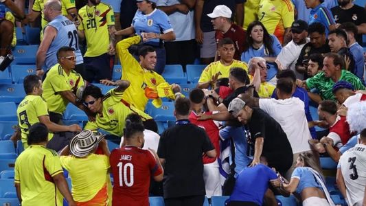 El comunicado de Conmebol tras los violentos hechos en Uruguay - Colombia