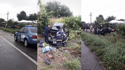 Volcó la camioneta en la que viajaban los integrantes de Damas Gratis