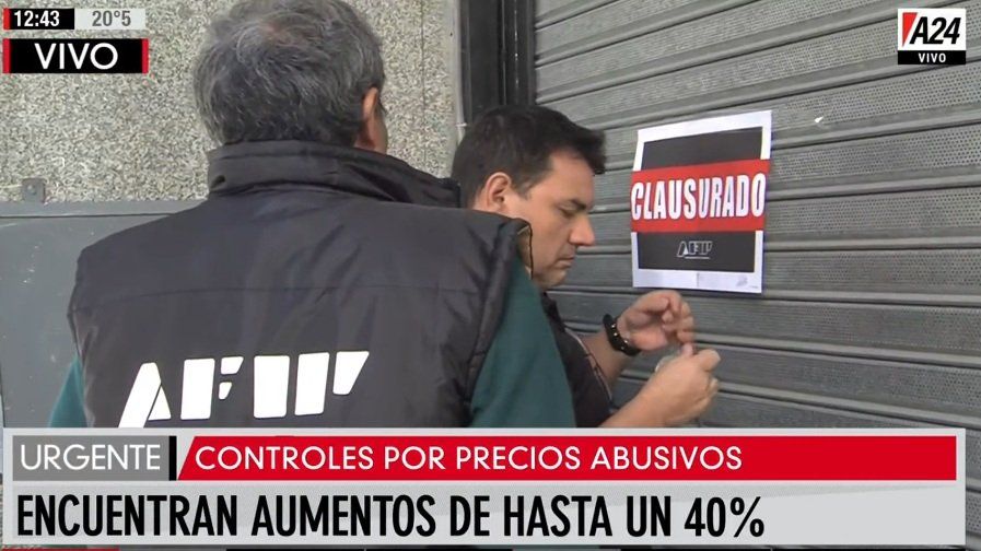 La AFIP clausuró dos supermercados chinos que habían subido los precios