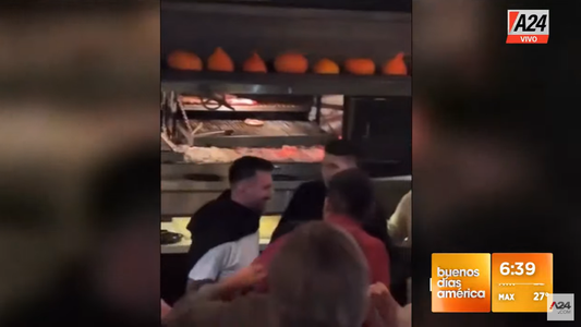 Video | Messi fue a cenar con su familia a una parrilla de Palermo y revolucionó a los hinchas