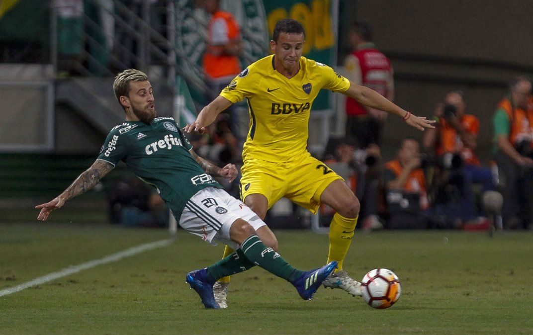 Boca se lo empató a Palmeiras sobre la hora con gol de Tevez y se trajo un buen punto de Brasil
