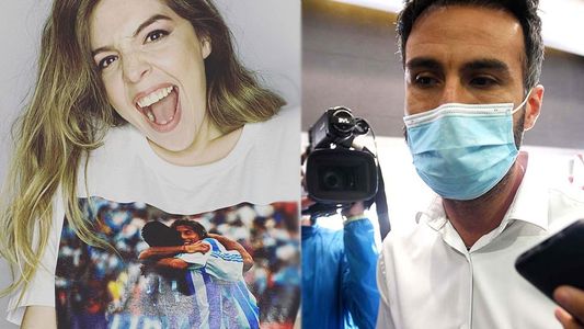 Dalma Maradona enojadísima con el médico de Diego por difundir la imagen de su papá