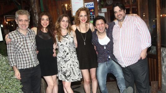 Cena del elenco de Bajo terapia en Mar del Plata