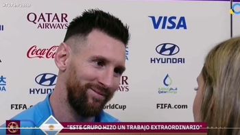 La periodista que hizo emocionar a Messi: Marcaste la vida de todos