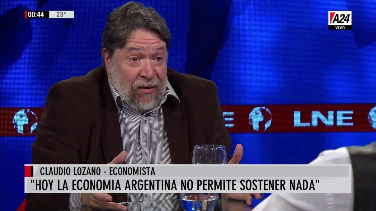 Lozano calificó los anuncios como irresponsables y sentenció: Hoy se dijo que estamos entrando en default