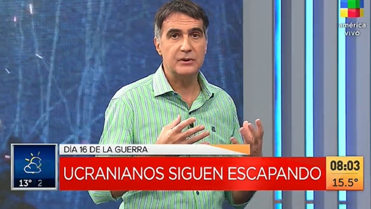 Antonio Laje apuntó contra la clase política argentina tras ver las imágenes de la guerra