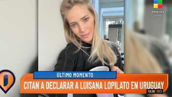 Citan a declarar a Luisana Lopilato en Uruguay