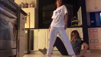 El desopilante video de Verónica Lozano y su hija bailando