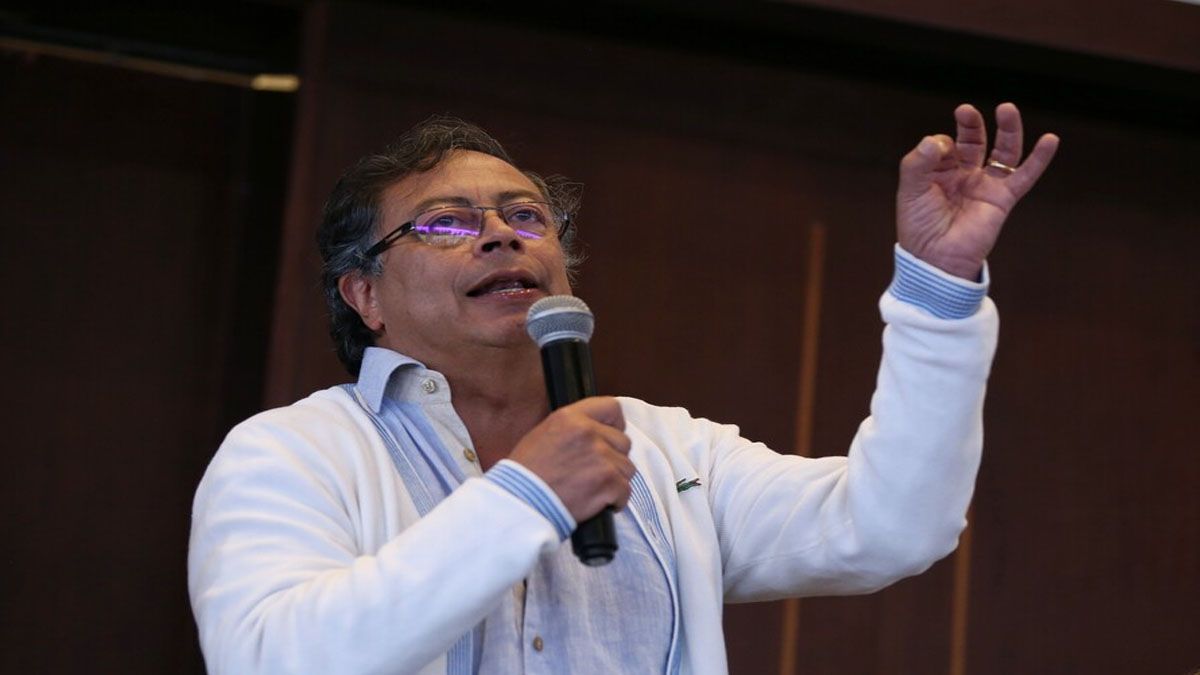 Gustavo Petro, el candidato de izquierda que va por la presidencia de Colombia (Foto: Archivo)