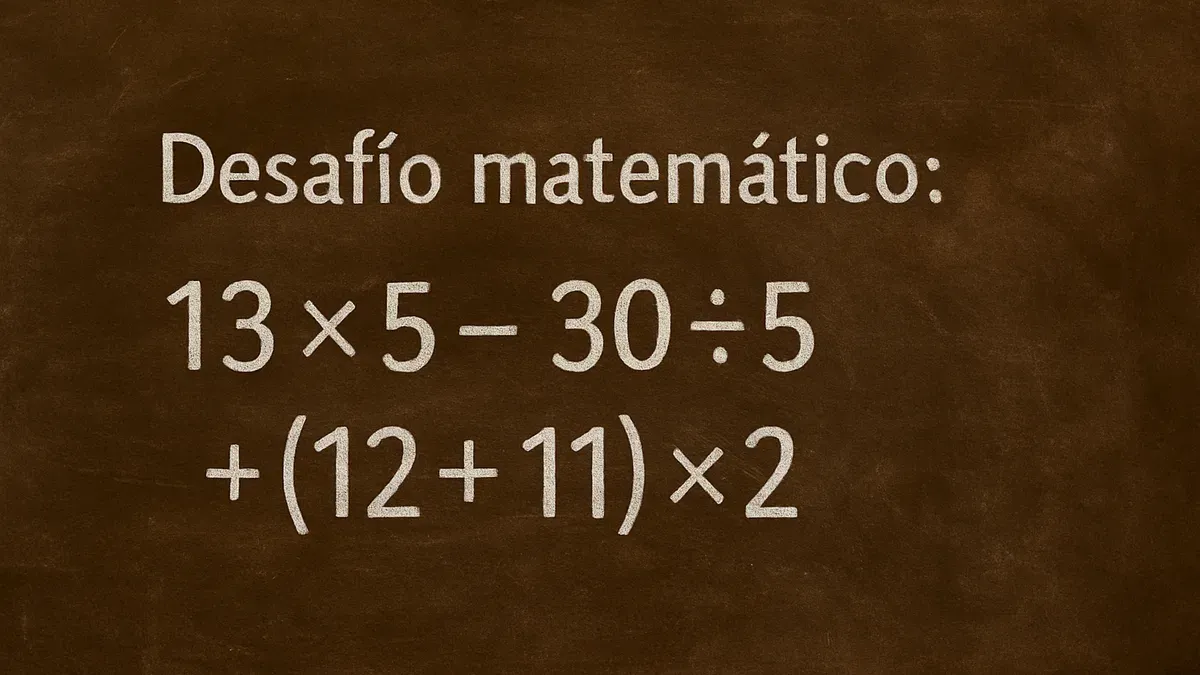 La regla esencial para resolver este desafío matemático es conocido como PEMDAS (por sus siglas en inglés) o jerarquía de operaciones.