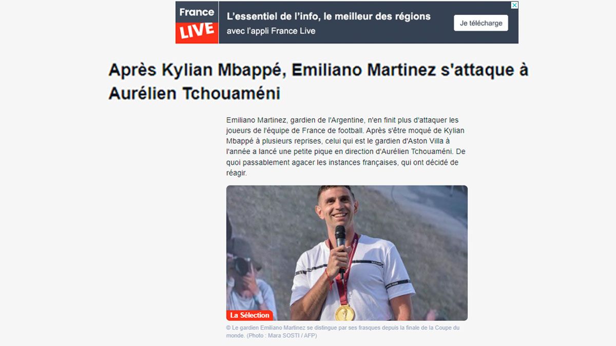 Emiliano Martínez es el 