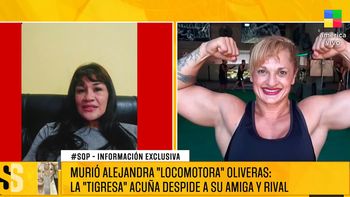 Era una mujer de luz: la conmovedora despedida de la Tigresa Acuña a Locomotora Oliveras