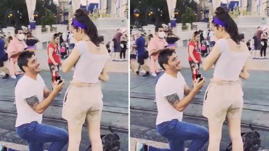 El pedido de casamiento en Disney que sorprendió a la actriz