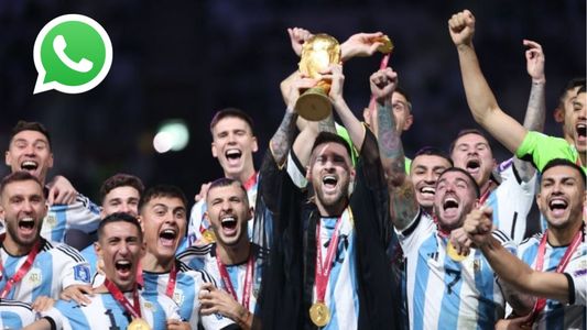 WhatsApp: la Selección Argentina marcó un récord en la aplicación