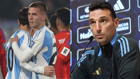 ⁠Scaloni reveló que le dijo a Franco Mastantuono antes de su debut en la Selección Argentina y sorprendió a todos