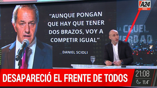 Esteban Trebucq, muy duro contra Unidos por la Patria: Daniel Scioli es una piedra en el zapato