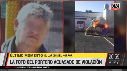 Detuvieron al portero del jardín de infantes denunciado por el abuso sexual de 12 niños