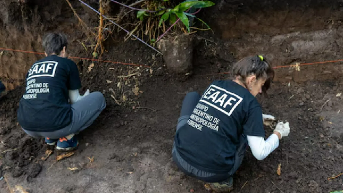 El Equipo Argentino de Antropología Forense detectó que faltan huesos del adolescente.