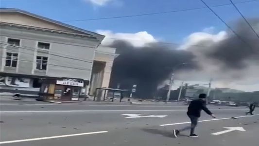 Impactactes imágenes de los ataques de Rusia en Ucrania, ¿podrían los granos traer la paz?