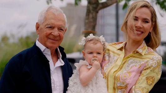 La conmovedora ceremonia de bautismo de Kahlo, la hija de Elina Fernández y Eduardo Costantini