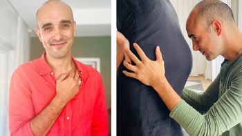 Abel Pintos mostró la primera foto de su hijo Agustín: Todo lo que diga está de más