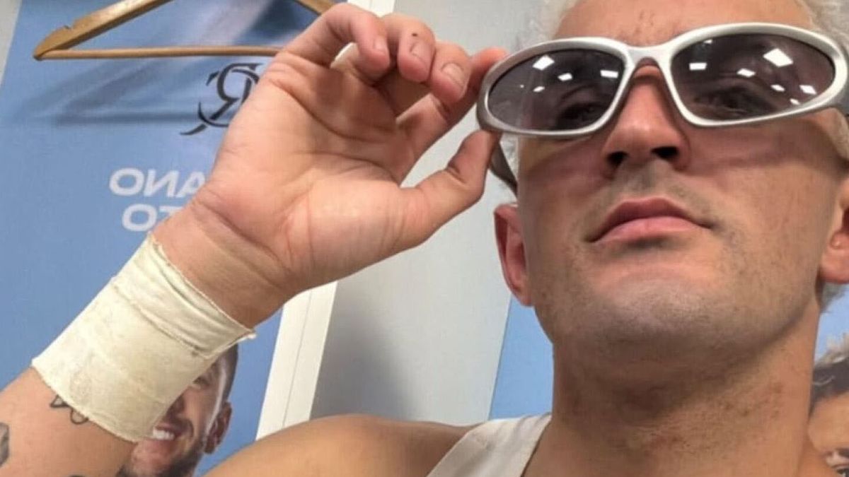 Gastón Martirena chicaneó a la hinchda de Peñarol tras la victoria de Racing.