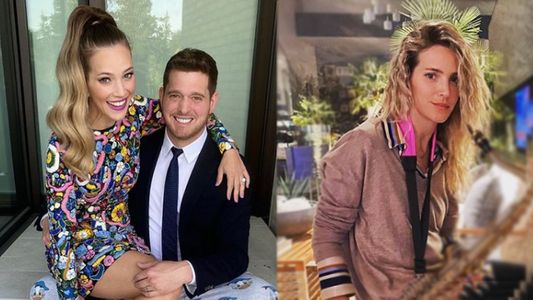 Luisana Lopilato mostró una talento oculto con un instrumento musical y Michael Bublé se burló de ella