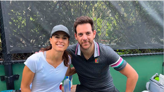 Gabriela Sabatini y Juan Martín Del Potro: el encuentro de dos grandes del tenis que sorprende a todos