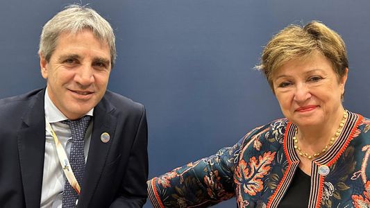 Caputo se reunió con Kristalina Georgieva en la cumbre del G20 de Río de Janeiro